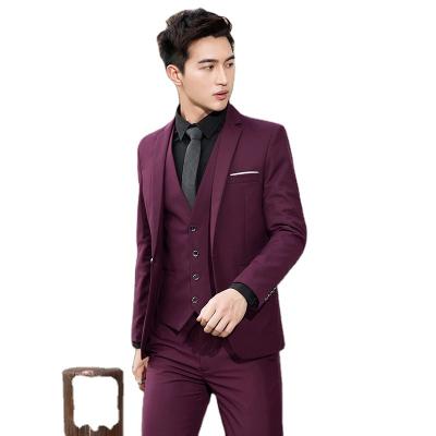 China Custom Clothing Manufacturers Anti Shrink Suit Men Suits 3 Pieces for sale