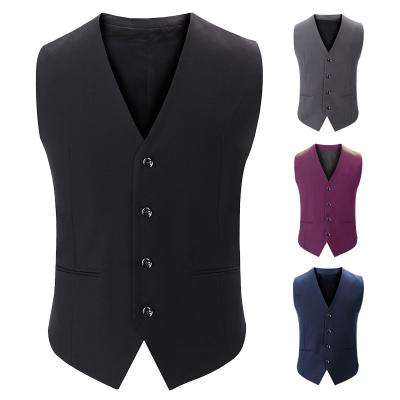 China Wholesale Anti-pilling Vest For Men's Formal Wedding Men's Vest Waistcoat for sale