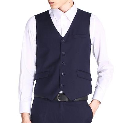 China Formal Men's Waistcoat Anti-pilling Office Men's Vest Suit For Formal Men for sale