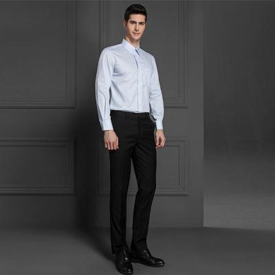 China Anti-pilling brand images of men's formal shirts and pants combination for sale