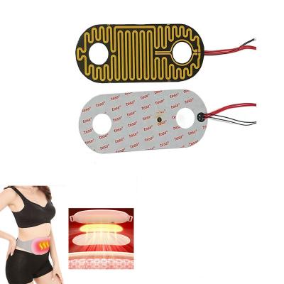 China Multifunctionele Polyimide Flex Heater For Warm Palace Belt Massager Te koop