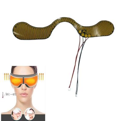 Chine 1.5 - 500VAC Copper PI Heating Film élément chauffant à base de polyimide pour masseur oculaire à vendre