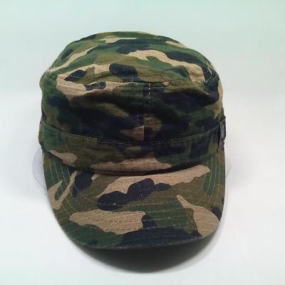 China Waterproof and wear-resistant camouflage embroidered hunting outdoor camping military baseball cap with pocket hat for sale