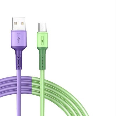 China Mobile Phone Liquid Silicone Data Cable Is Applicable For Iphone/android Type-c Mobile Phone 3a Super Fast Charging Cable for sale