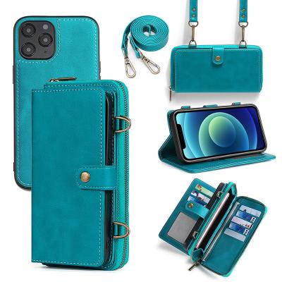 China Anti-fall Petocase for iPhone 13 Wallet Case, Faux Leather Folio Flip Wristlet Shockproof Protective ID Credit Card Slots Holder Cover for sale