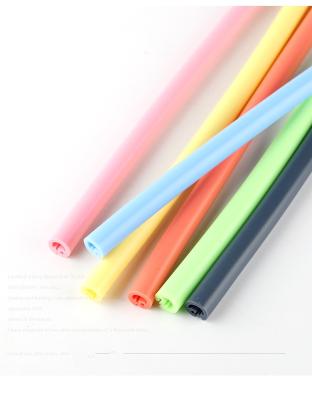 China Sustainable Premium Quality Reusable Silicone Drinking Straws Food Grade BPA Free Safe For Kids for sale