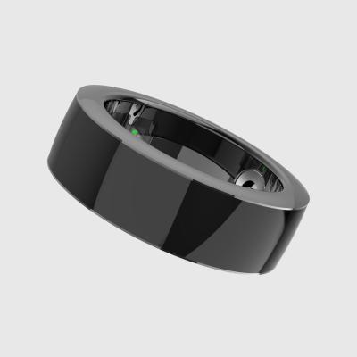 China APP Control SQ666 Stainless Steel Smart Ring Fashion Fitness Tracker for Oxygen Sport IP68 Waterproof Call Function Compatible iOS Android for sale