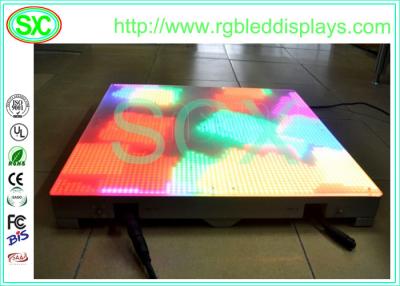 China Interactivo sensible atractivo Acrílico LED Disco Panel de la pista de baile RGB Cambio de color en venta