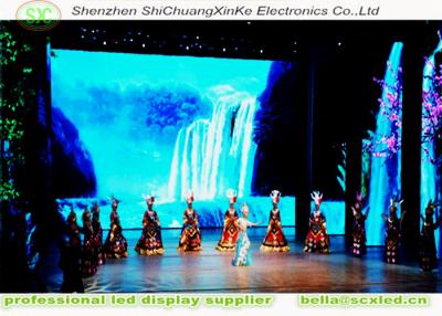 China P3 Display LED suspendido en interiores con boom, pantalla LED de alquiler transparente ligera) en venta