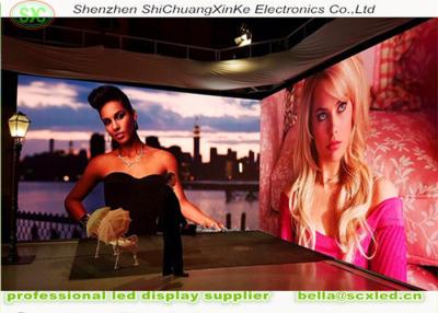 China Flexible 192x192mm module ultra high quality P6 museum full color indoor LED display for sale