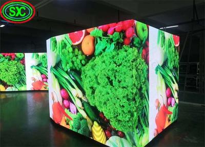 China Hohe Helligkeit P2.5 P3 P4 P5 Innenräumliches Fest-LED-Flexibles zylindrisches Videodisplaysystem zu verkaufen