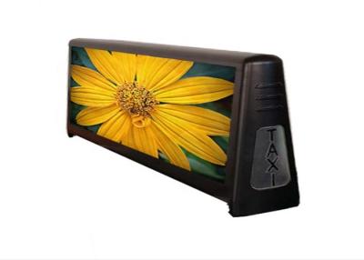 China IP65 P4 Taxi Roof Full Color Car LED Logo Outdoor Advertising Screen Easy To Install for sale