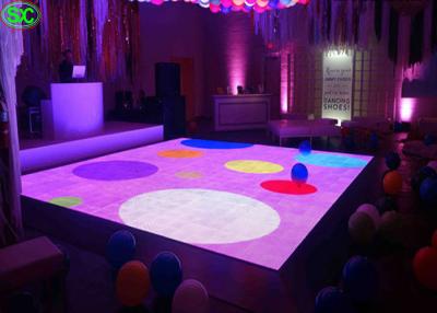 China Indoor Full Color p6.25 led disco dance floor High Definition With Constant Current 1/5 Scanning for sale