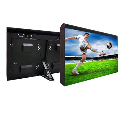 China Ultra-Clear ohne Schmiere IP65 Wasserdichtes Eisen Schrank P10 Stadion LED-Display zu verkaufen