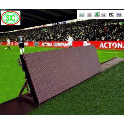 China Soccer Football Basketball Banner Perimeter P10 Stadium LED Display for sale