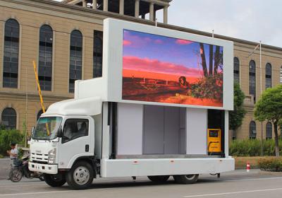 China Outdoor Full Color Mobile Advertising Truck Van Trailer P6 P8 P10 Led Display Screen for sale