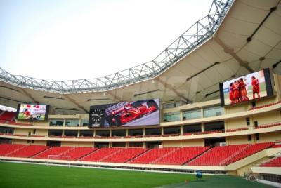 China Perimeter led display P5 P10 with aluminum cabinet football stadium led screen outdoor for advertising for sale