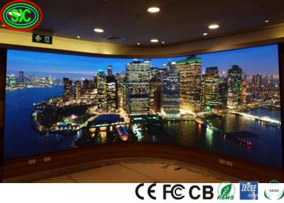 China La etapa interior LED de la curva P3.91 defiende la conexión inconsútil en la pantalla LED video lista para enviar en venta