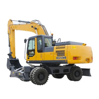 China Construction worksÂ   XE210WB 21 21 ton 0.86CM3 wheel excavator for sale wheel excavator for sale