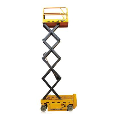 China Hotels GTJZ0607 5.8m 6m 8m 10m 12m18m 22m 24m 26m 30m 32m 38m Hydraulic Aerial Work Platform Man Lift Mobile Scissor Lift Platform for sale