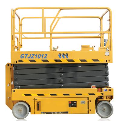 China Hotels GTJZ1012 5.8m 6m 8m 10m 12m18m 22m 24m 26m 30m 32m 38m Hydraulic Aerial Work Platform Man Lift Mobile Scissor Lift Platform for sale