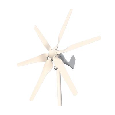 China Nylon Fiber Renewable Energy Wind Power 800W 12V 24V Wind Turbine Generator for sale