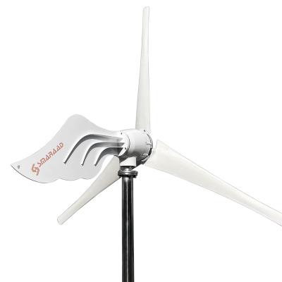 China Nylon Fiber Wind Turbine Generator Renewable Energy Wind Power 1200W 12V 24V 48V for sale