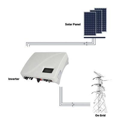 China Home Solar Power PV On Roof 10KW Home On Grid Solar System for sale