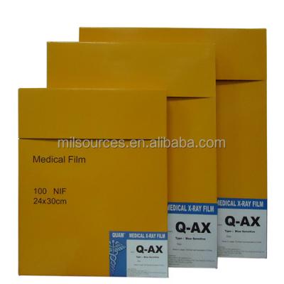 China High Quality Medical Ordinary X-ray Wet Film from QUAM (Japan Main Roll) - Q-AX Blue Wet Film for sale