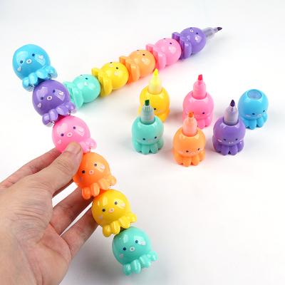 China office & School Pen FEMA Octopus Stylus Stylus Highlighter Bar Pen 100PCS Beautiful for sale