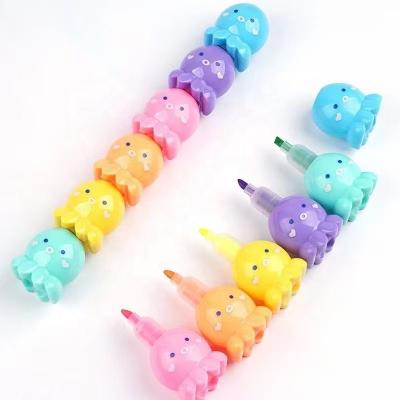 China office & School Pen FEMA Octopus Stylus Stylus Highlighter Bar Pen 100PCS Beautiful for sale