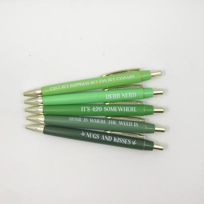 China office & School Pen FEMA 2021 New Reefer Pen Pen Set 5 Pen Sets With Gold Coins for sale