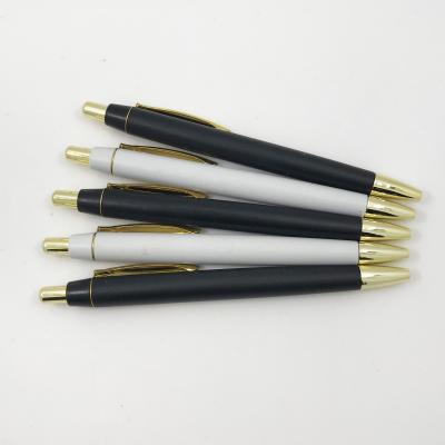 China office & New School Pen FEMA 2021 White Gold Black Pen With Gold Coins for sale