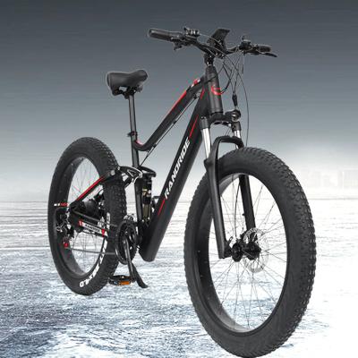 China Hot Sale Electric Bike 750W 48V Aluminum Alloy Manufacturers 26 Inch Bike 14AH Shimano 9 Speed ​​Electric Man Electric Mountain Bike Wholesale for sale