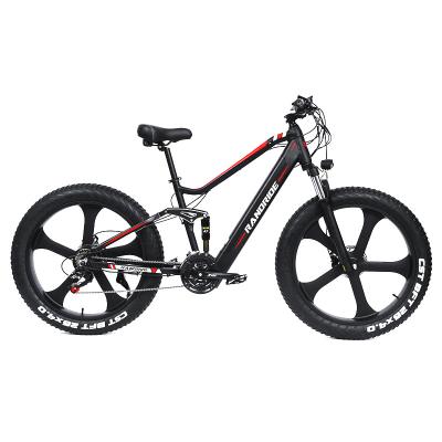 China Aluminum Alloy 48V 500W750-watt Mountain Electric Bike Lithium Battery 26 Speed ​​High Power Snow Covered Inch 9 Inch Electric Bike for sale