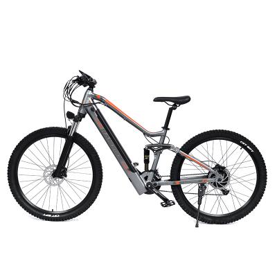 China Aluminum alloy 27.5 inch off road mountain electric bicycle aluminum frame electric bicycle 27speed 48V500W750-watt for sale