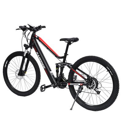 China Aluminum Alloy 2022 Full Suspension Motor 750W1000W Electric Bicycle 27.5 Inch 27 Speed ​​Popular Urban Electric Cross Country Mountain for sale