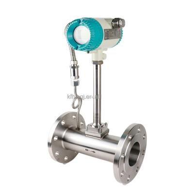 China Low Cost Liquid High Temperature Vortex Flow Meter Vortex Nitrogen Gas Flow Meter Digital Karman Vortex Vortex Flow Meter for sale