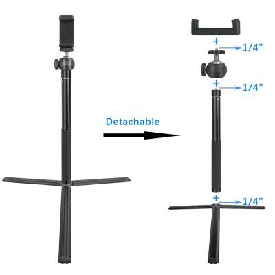 China PORTABLE Folding 360 Telescopic Flexible Selfie Stick Tripod Folding Rotating Flexible Stand for sale