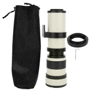 China Bestselling HD Dslr 420-800mm Zoom Camera Lenses Lens Multifunctional Optical Mobile Camera Lens With Travel Bag for sale