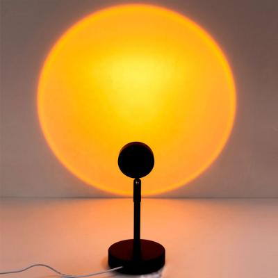 China Modern Bedroom Floor Lamp RGB Projection Sunset Lamp for Living Room Table Bedroom USB Standing LED Floor Lamp for sale