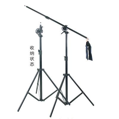 China Comfortable Professional Video Photography Arm Laptop Stand Light Tripod with Overhead Booms Arm for Studio Shooting for sale