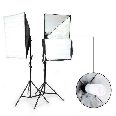 China 50*70cm Shine Voucher Soft Box Stand Lamp 20*27 Inch Photography Soft Box 50*70cm Single Soft Foldable Photography Studio for sale