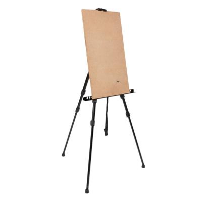 China Easel Art Supply Portable Folding Aluminum Tripod Easel Stand Painting Artist Painting White for sale