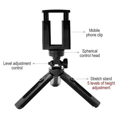 China Portable Flexible Camera Mini Mobile Tripod Selfie Shutter Stabilizer Stick Tripod Stand for sale