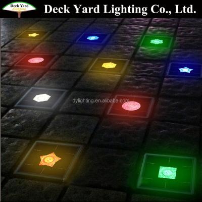 China Garden Square Lighting Outdoor Step Stair Paver Light Led Color Changing Step Lights for sale