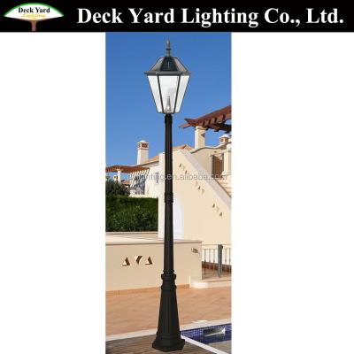 China Outdoor Outdoor Led Solar Garden Lighting Pole Garden Lights Lamp Post for sale