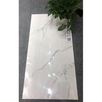 China Modern Design Factory White Marble Tile In 600x1200 Mm Stock Porcelain Tile for sale