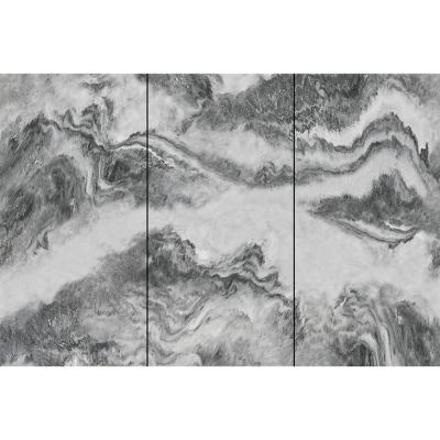 China Fullbody porcelain large format marble design china TV background wall desgin tile for sale