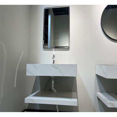 China Hotel Restaurant Villa Desig New/Dirt-resistant Easy Clean Marble Style Customized Size Single Size Bathroom Wash Sink for sale